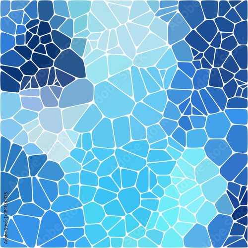 Blue Background from pebbles. Abstract vector template for presentation. eps 10