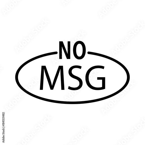 NO MSG VECTOR SIGN