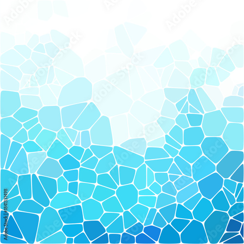 Abstract vector background. Geometric image. Blue Pebbles. eps 10