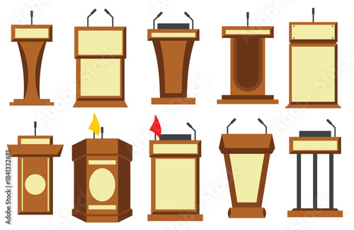  lectern vector 