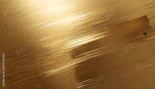 Abstract metallic brush background with shiny lines creating a modern and luxurious design composition