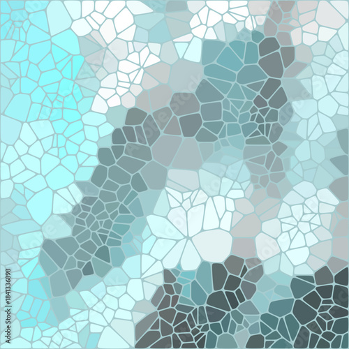 Blue Background from pebbles. Abstract vector template for presentation. eps 10