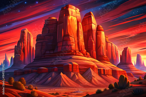 Sedona’s red rock formations glow under changing light, offering a mystical combination of ancient geological history, breathtaking scenery, and spiritually significant stone landscapes