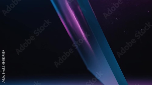 Futuristic Neon Light Display - Abstract Technology and Modern Design.