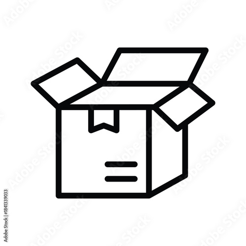 Parcel packing icon