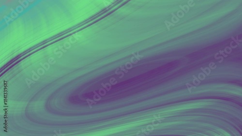 Abstract swirling pattern of green and purple hues, vibrant colors perfect for backgrounds, prints, and design projects needing a lively aesthetic.