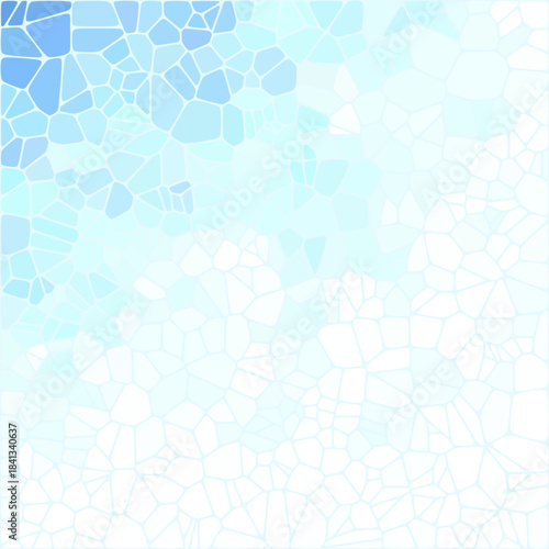 Blue background of pebbles. Presentation template. polygonal style. Geometric background. eps 10