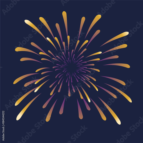 Fireworks background illustration