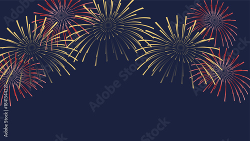 Fireworks background illustration