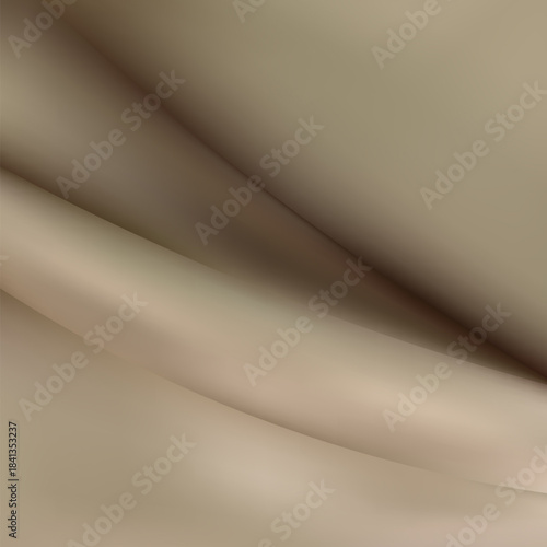 Close-up texture of natural beige fabric or cloth in brown color. Fabric texture of natural cotton or linen textile material. Beige canvas background. eps 10