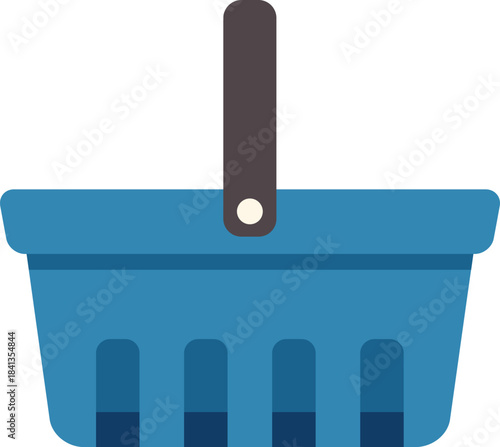 Shopping basket icon representing online shopping, retail, and e commerce