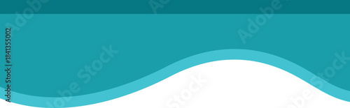 Relaxing turquoise wavy pool water surface isolated on white background