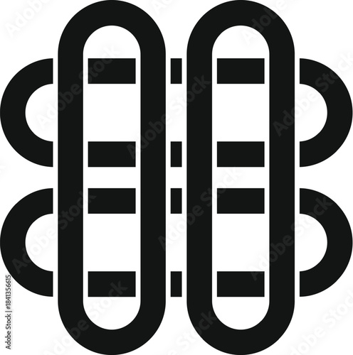 Snowshoes equipment for winter hiking and outdoor activities