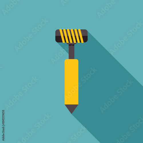 Reflexology tool applying pressure to specific foot point, promoting relaxation and well being