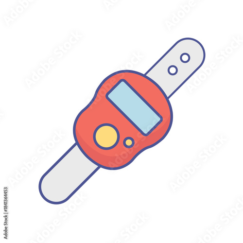 Digital Counter Vector icon which can easily modify or edit