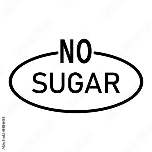 NO SUGAR VECTOR