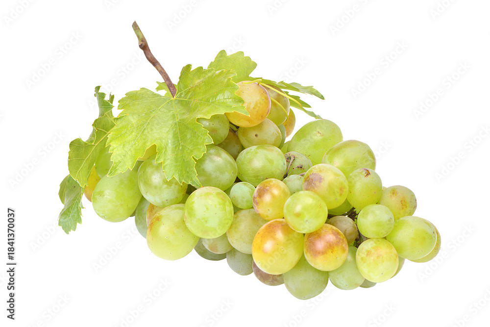 Fototapeta premium Bunch of grapes isolated on white