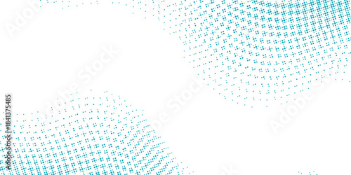 Transparent Vector Gradient Blue Color Halftone Background Staggered Dots Pattern modern dotted