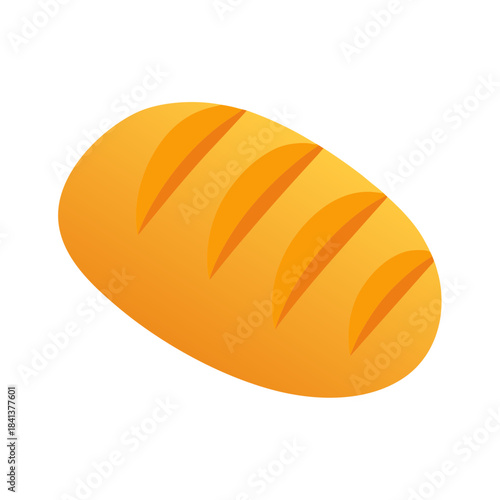 bread loaf vector clip art for web and graphic design