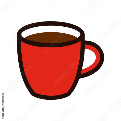 Free Download Vector Clip Art Coffee Cup on White Background for Web and Graphic Design - GFXLoad