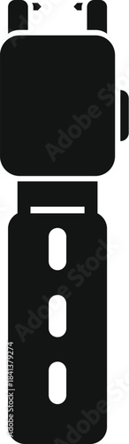 Stun gun device silhouette symbolizing personal protection and law enforcement