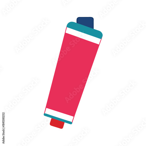 vector clip art lotion tube on white background for web and graphic design