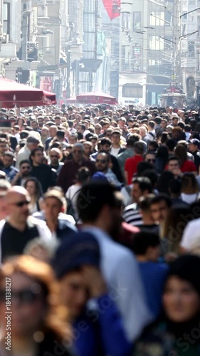 Crowds of Shoppers and Passersby Engaging in Urban Activities Analyzing Urban Dynamics: A Sociological Study of Pedestrian Behavior and Consumer Activity in Crowded Streetscapes