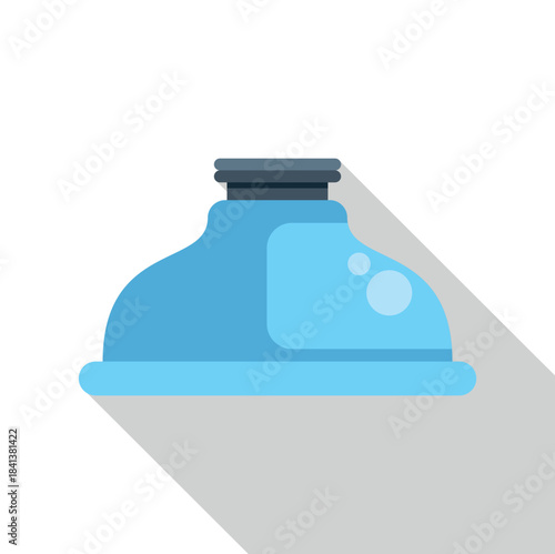 Blue inkwell icon representing writing, education, journalism, or creativity concepts