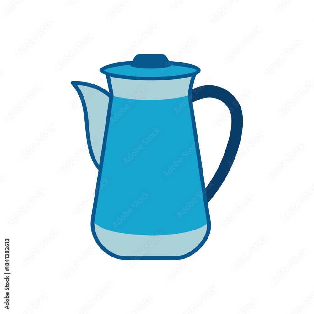 Fototapeta premium vector clip art water jug on white background for web and graphic design