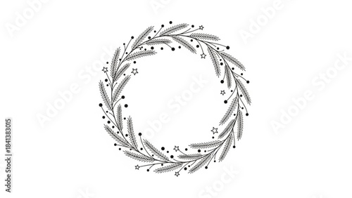 A stylized, abstract wire whisk vector for modern culinary concepts and graphic design.