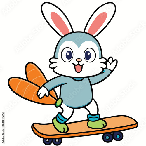 rabbit with a carrot