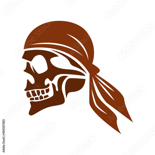 Pirates skull logo icon