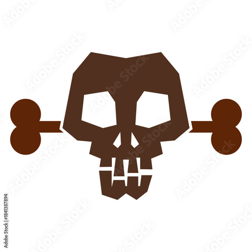 Pirates skull logo icon