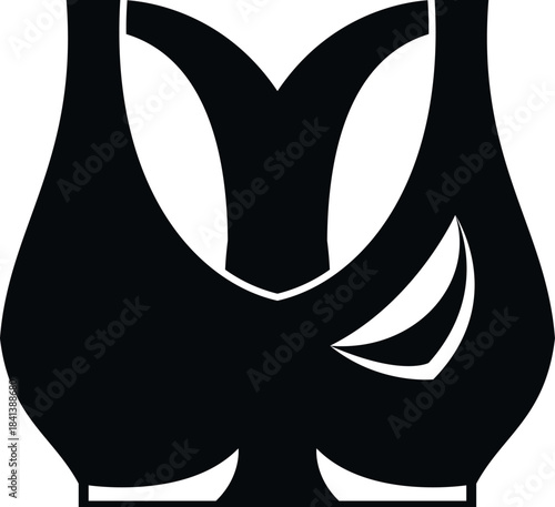 Sports bra representing activewear for fitness and exercise