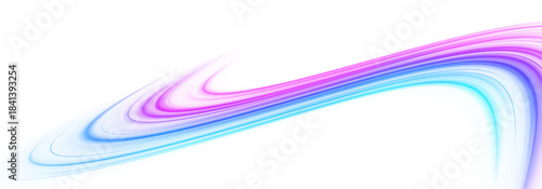 Fast expressway wave with neon light effects and glowing motion. Dynamic neon curves and sparkling streaks on a futuristic abstract background.