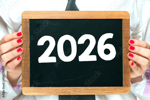 2026 plans with digital marketing concepts,business team and goals