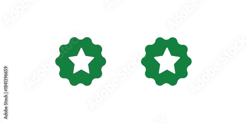 Star icon vector illustration favorite symbol reward rating mark isolated design graphic decorative shape flat style