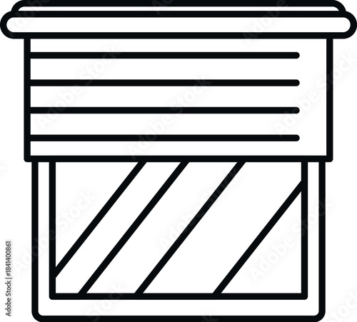 Window blinds closing for privacy and light regulation