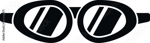 Swimming goggles for water sports with clear eye protection