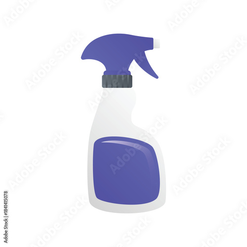 Trigger Spray Bottle Flat Gradient Vector Icon