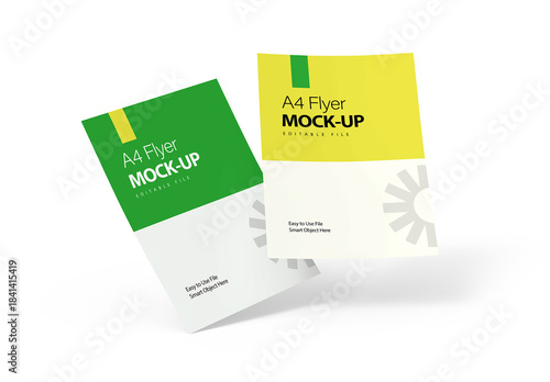Two Flyer Mockup Template
