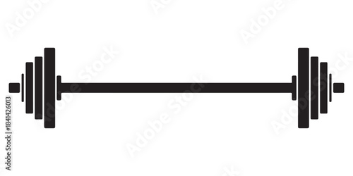 fitness equipment workout and exercise vector illustration