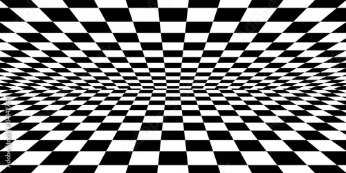 Black and white checkered pattern, Checkerboard seamless pattern