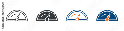 Performance Icon Set Multiple Style Collection 
