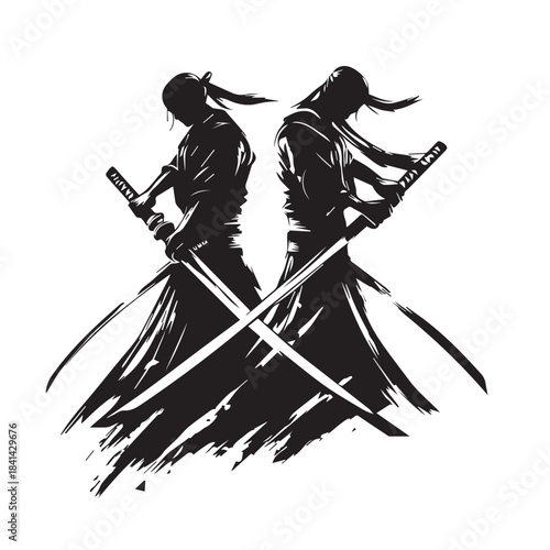 medieval knight with sword