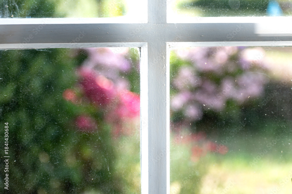 Naklejka premium View through an interior window
