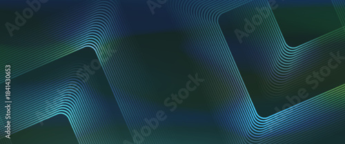 Tech lines, high tech futuristic abstract background template with square shapes.