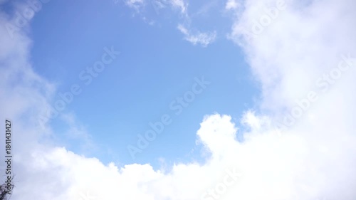 blue sky with clouds