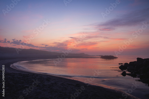 Fototapeta Naklejka Na Ścianę i Meble -  sunrise over baltic sea in denmark