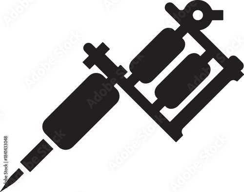 Isolated black metal clamp tool set for repair on a white background